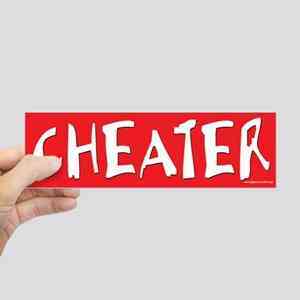 Have you ever "cheated" using social media? 
