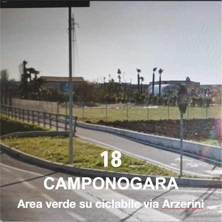18 - CAMPONOGARA Area verde su ciclabile via Arzerini