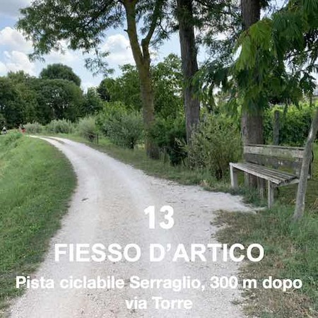 13 - FIESSO D’ARTICO pista ciclabile Serraglio, 300 m dopo via Torre