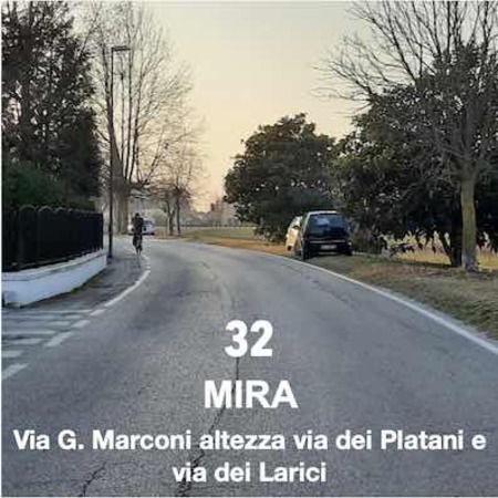 32 - MIRA via Marconi altezza via dei Platani e via dei Larici